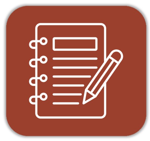 Academic plan and curriculum icon